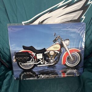 Harley-Davidson Classic Motorcycle Metal Sign still in original plastic!🚨🔥🏍️😎